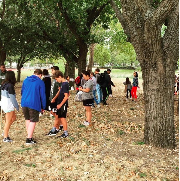 Students at the Wildflower Stomp during HOH time.