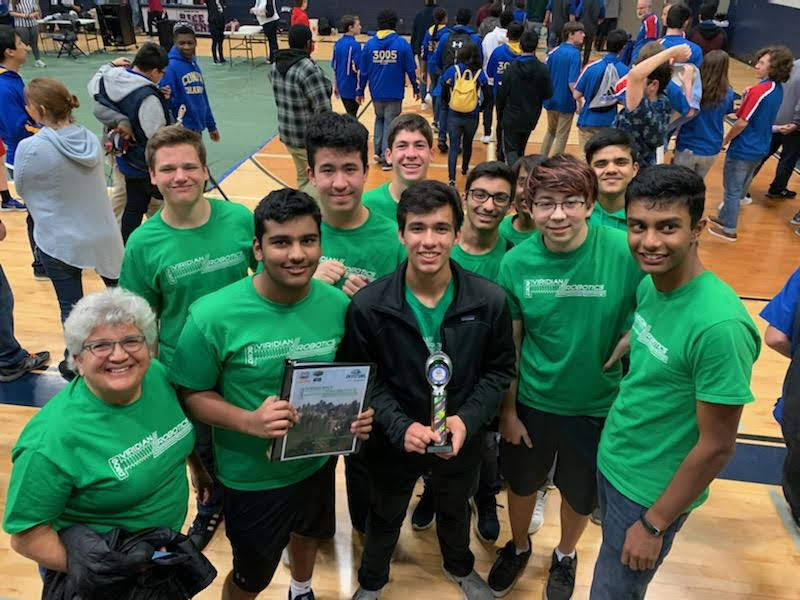 Robotics Team Viridian Wins First Competition of the Season
