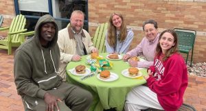 Greenhill Hosts Annual Senior Dads and Special Friend’s Cookout