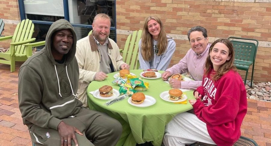 Greenhill Hosts Annual Senior Dads and Special Friend’s Cookout