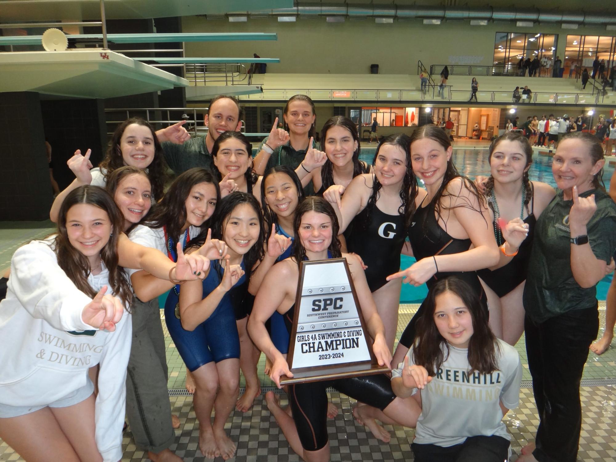 Greenhill Varsity Swim Team Makes History with Multiple First-Place Finishes and Record Setting Performances