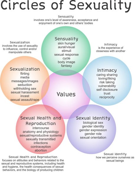 One topic covered includes the Circles of Sexuality. Image from uufellowship.org.